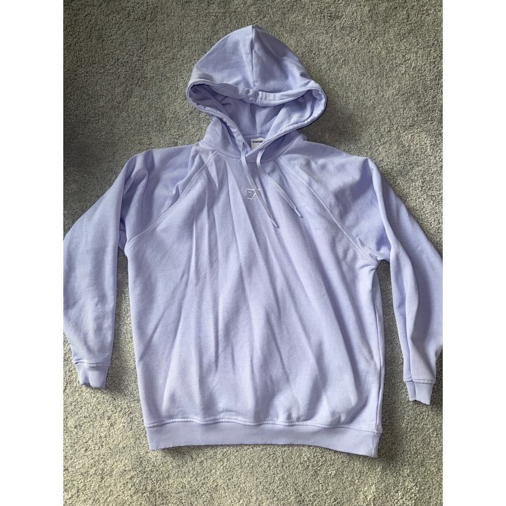 Gymshark Womens Training Oversized Hoodie Lavender Purple Pullover Small NWOT